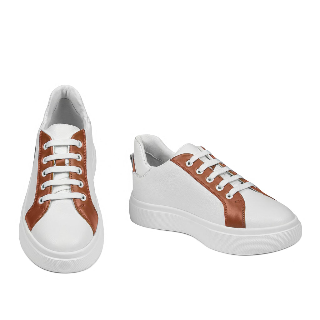 Pantofi sport dama 6073 alb+gri