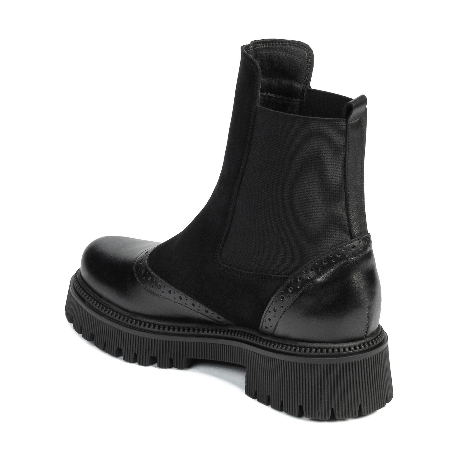 Ghete dama 3390 negru combinat