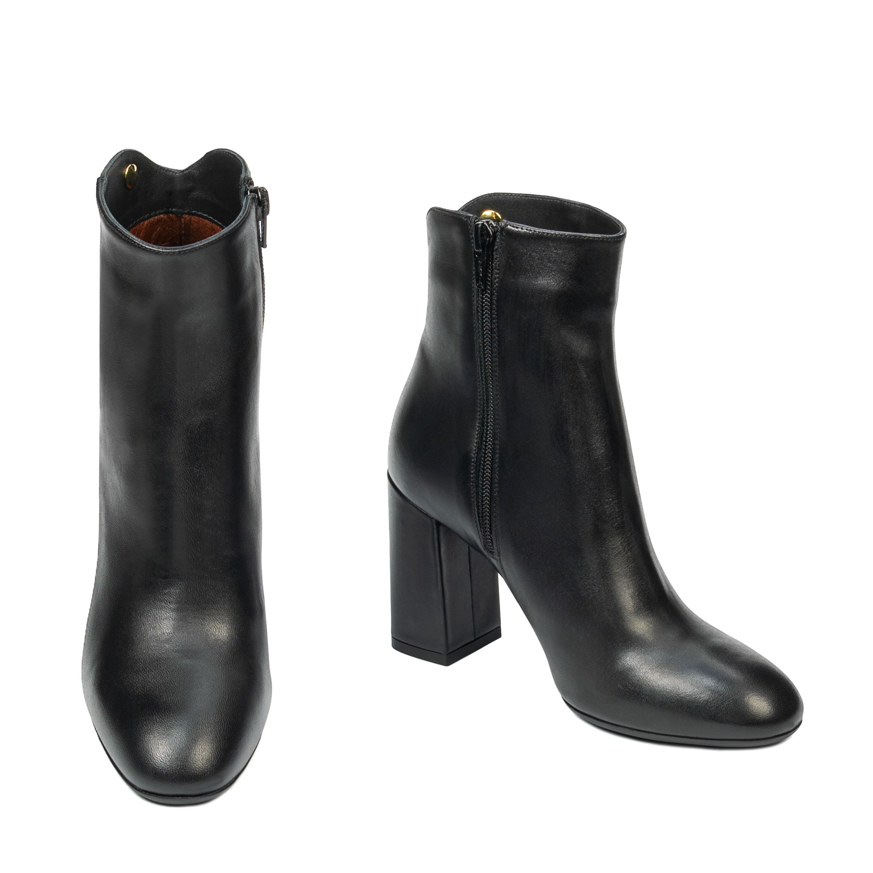 Ghete cu toc dama 1407 negru