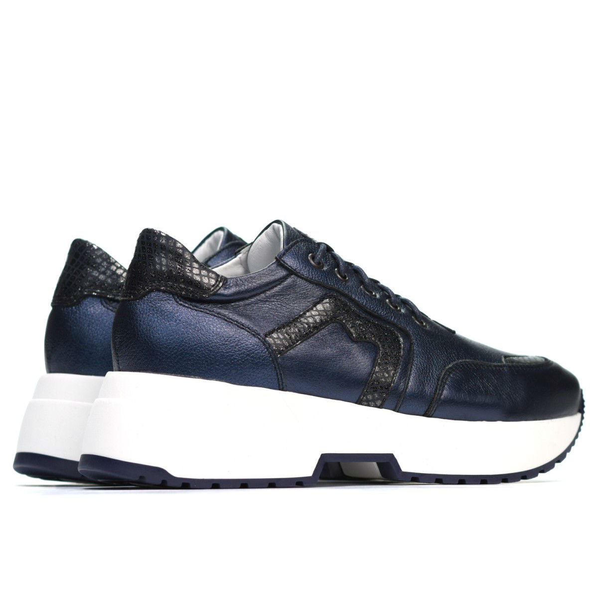 Pantofi sport dama 6019 bordo sidef combinat
