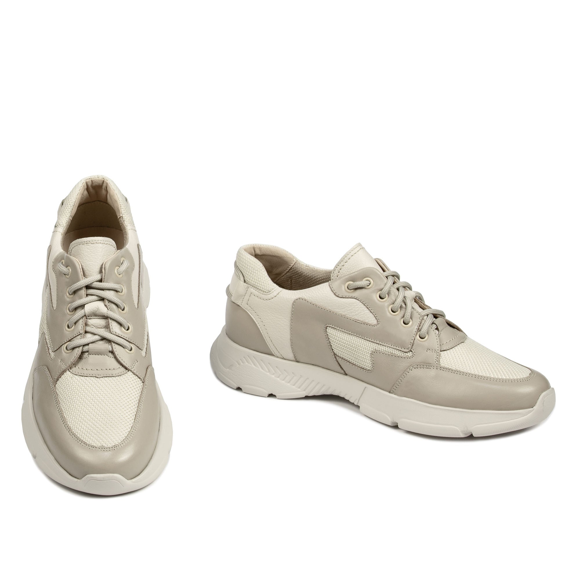Pantofi sport barbati 966 bej combinat