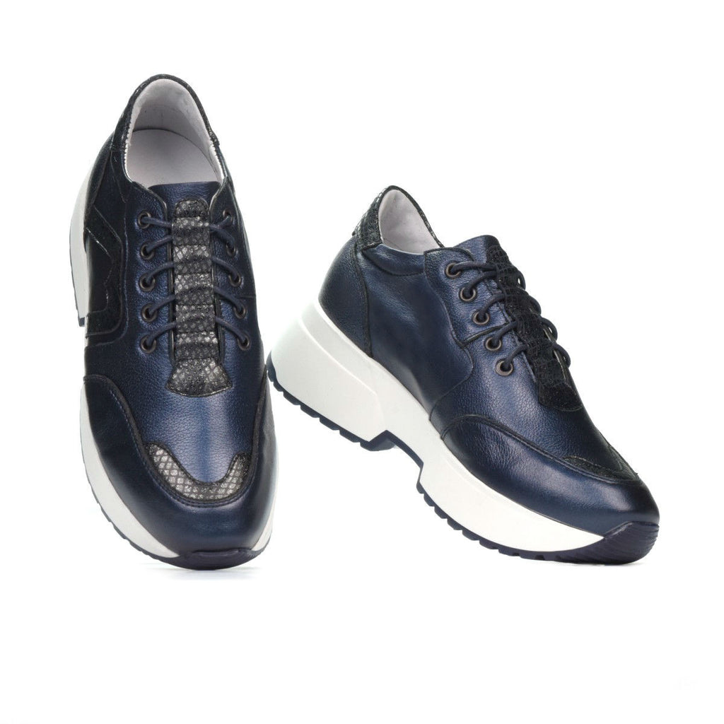 Pantofi sport dama 6019 bordo sidef combinat