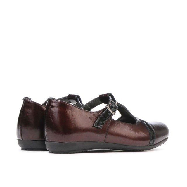 Pantofi copii mici 62c lac negru+bej