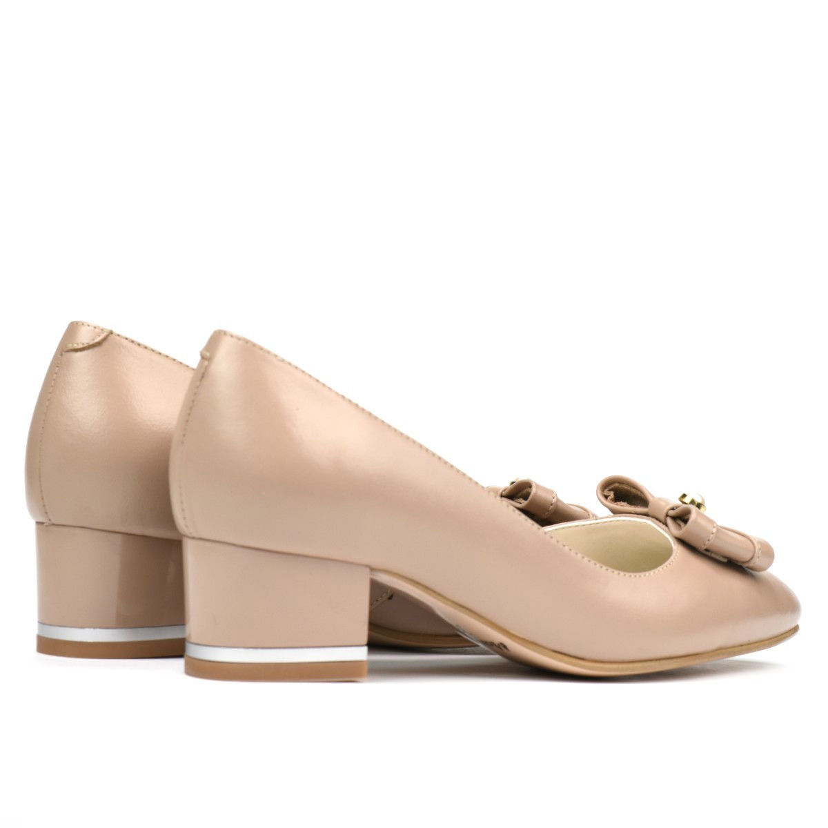 Pantofi eleganti dama 1270-1 capucino sidef
