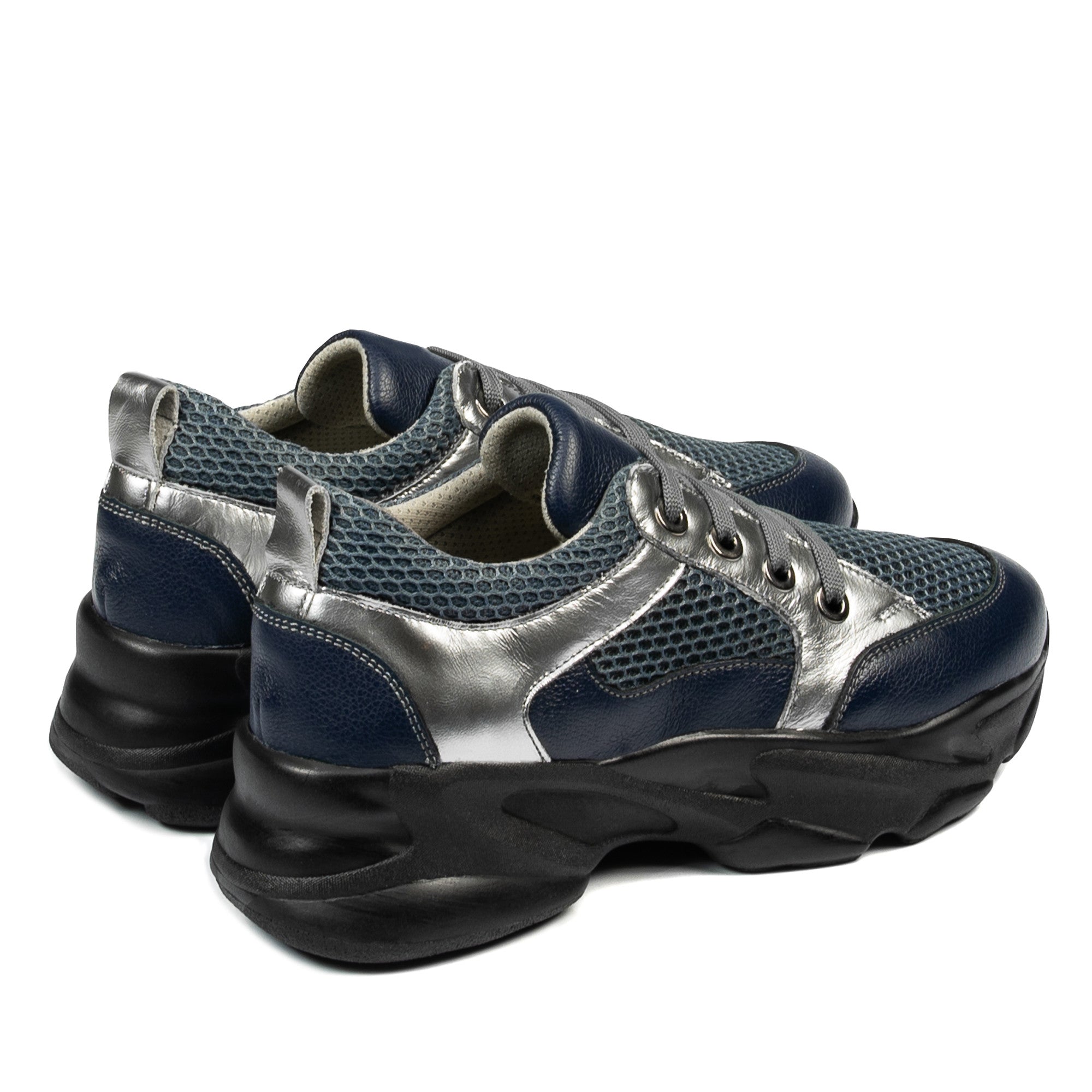 Pantofi sport dama 6038 bleu sidef combinat