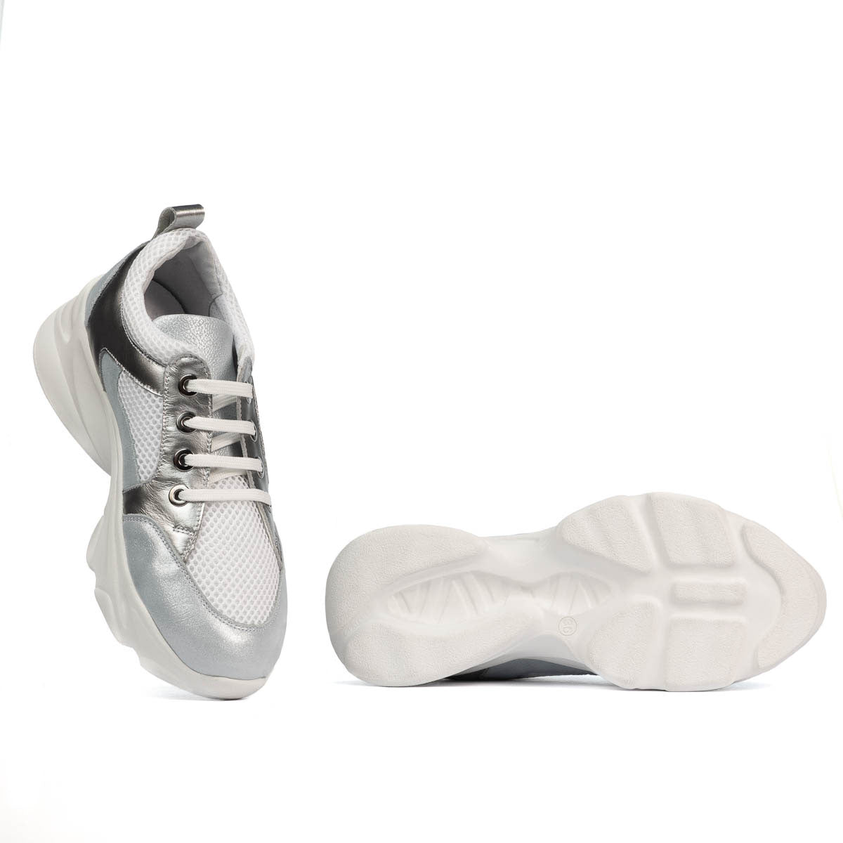 Pantofi sport dama 6038 bleu sidef combinat