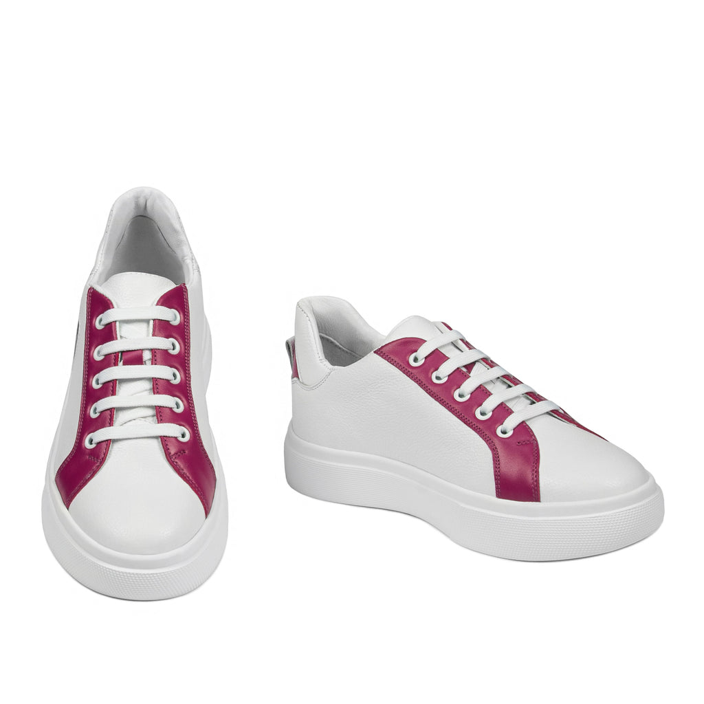 Pantofi sport dama 6073 alb+gri