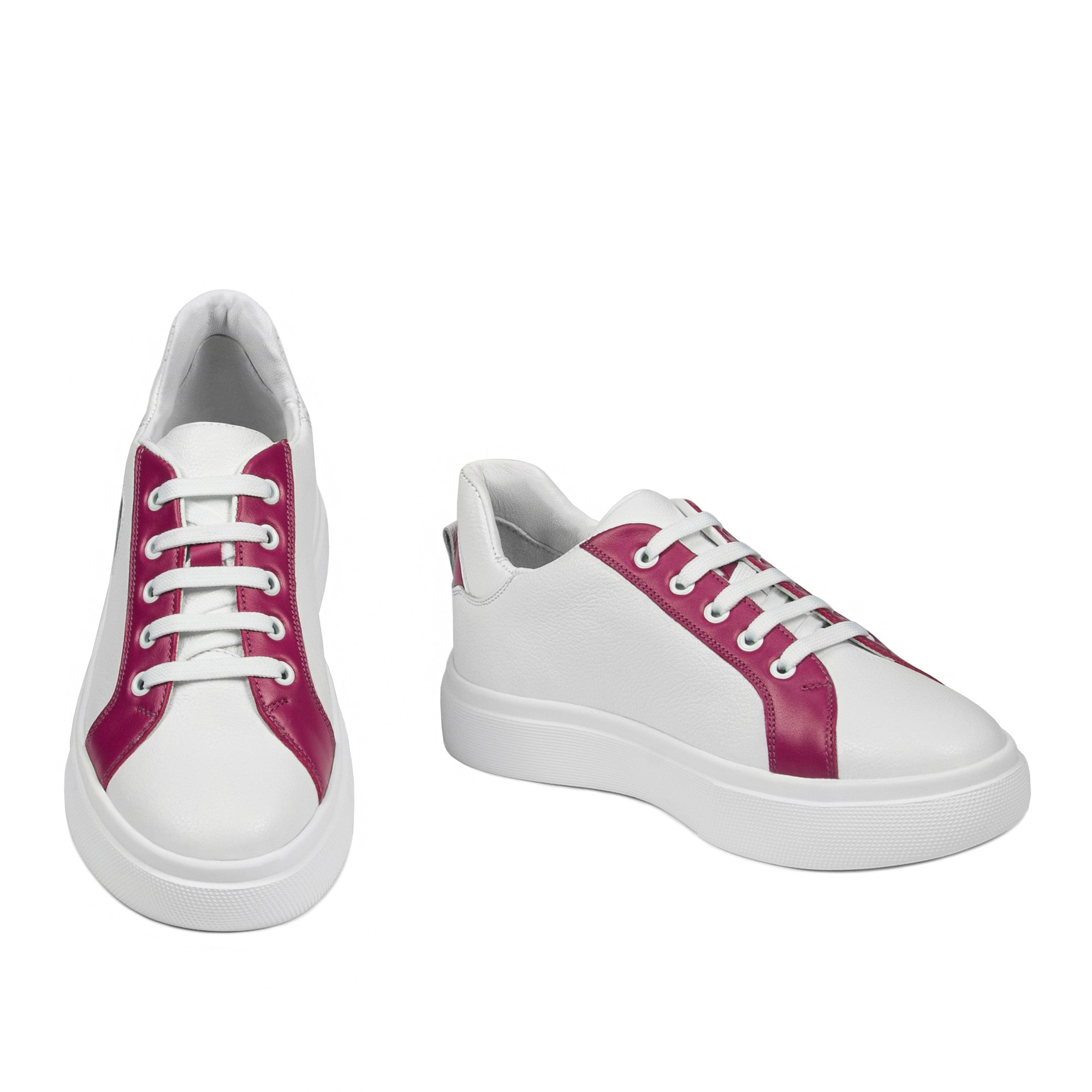 Pantofi sport dama 6073 alb+gri