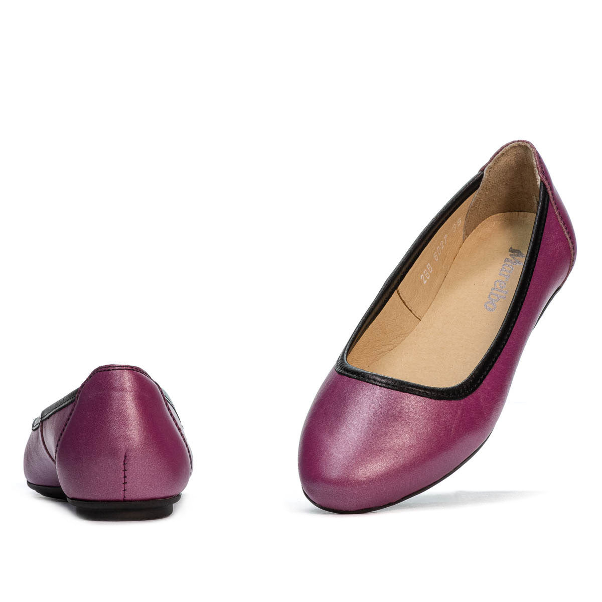 Balerini dama 6027 negru velur