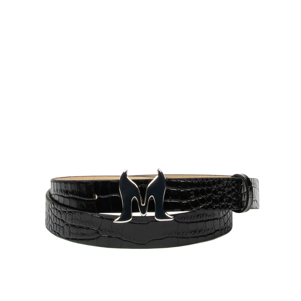 Curea dama 41-1m croco lac negru