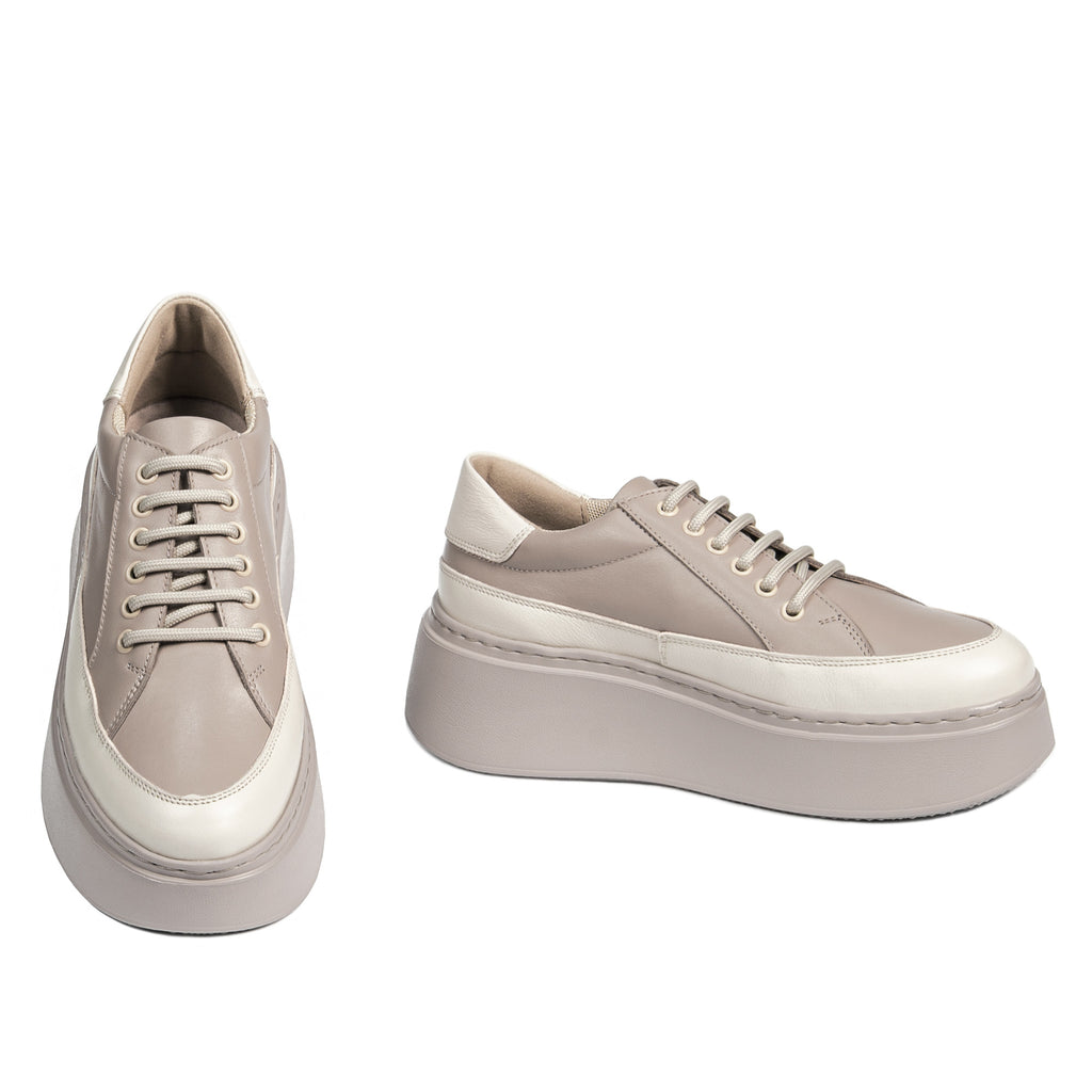 Pantofi sport dama 6070 alb combinat