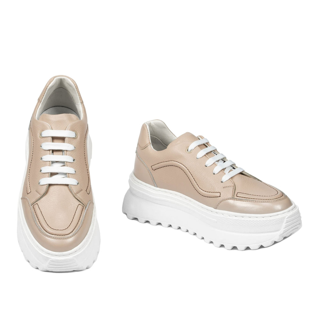 Pantofi sport dama 6074 alb combinat