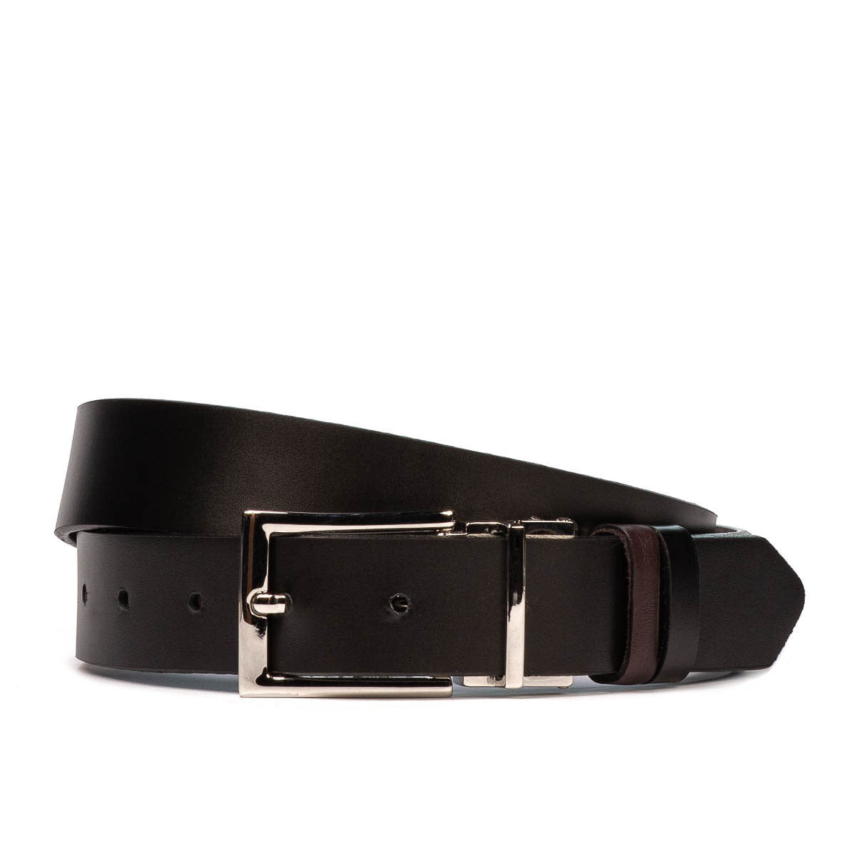 Curea dama 22m bordo+negru