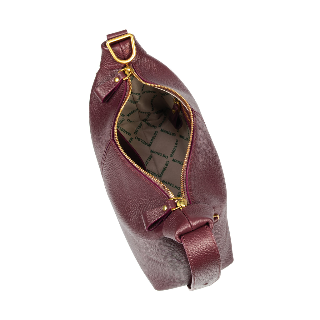 Geanta dama de mana 037-1g burgundy