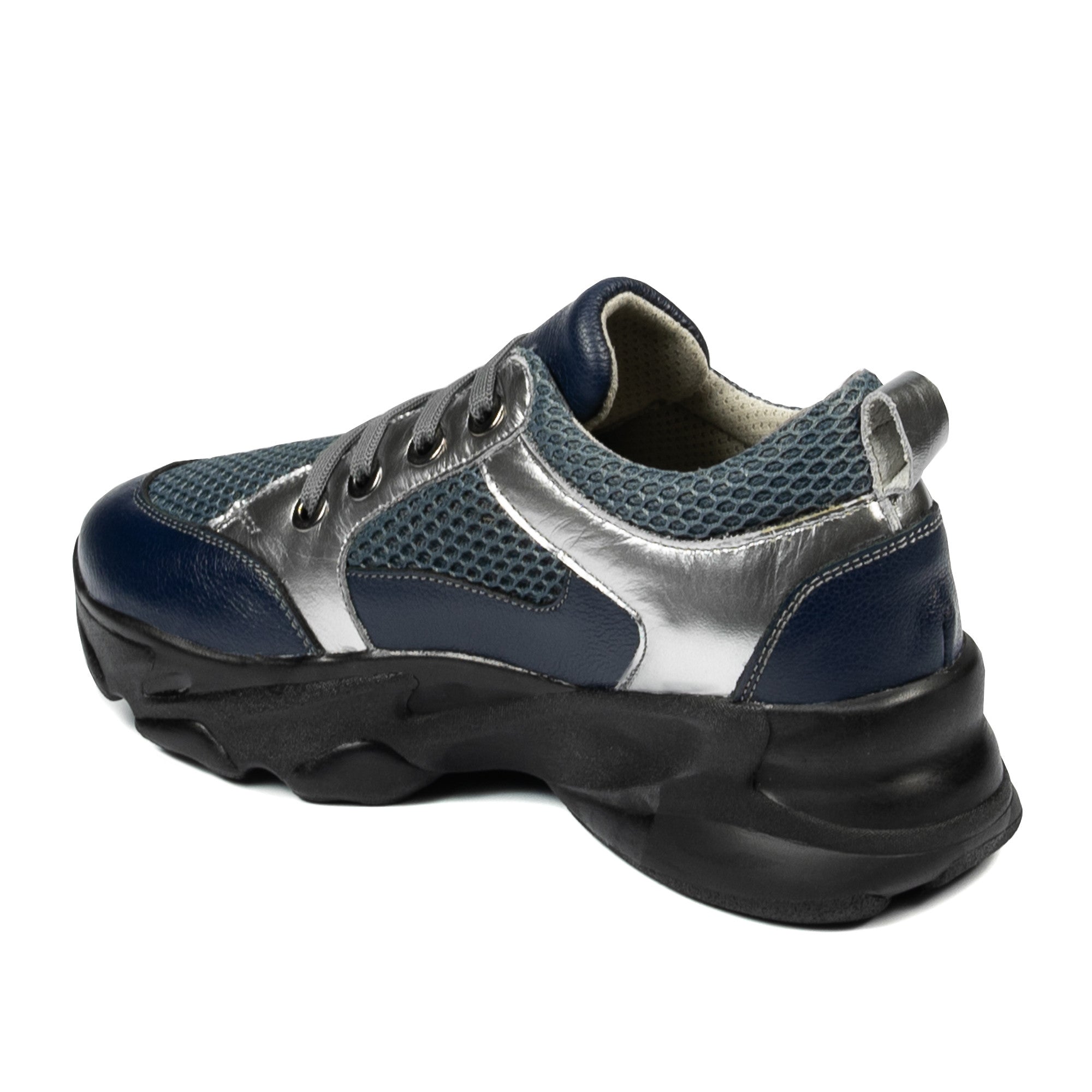 Pantofi sport dama 6038 bleu sidef combinat