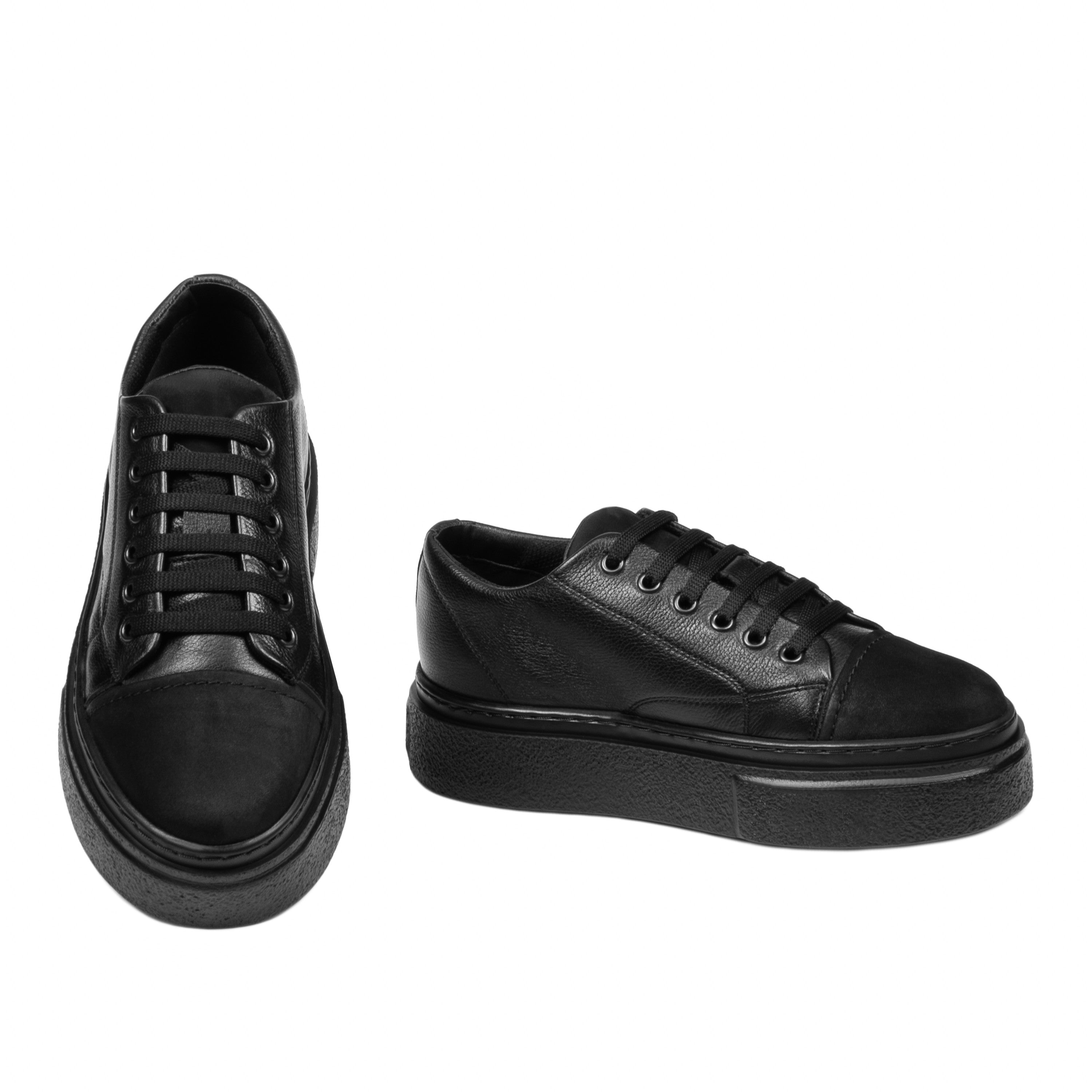 Pantofi sport dama 6083 negru combinat