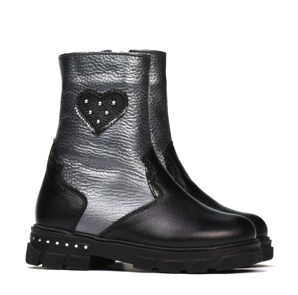 Ghete copii mici 103c negru+antracit
