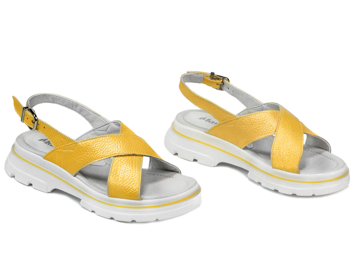 Sandale dama 5085 galben